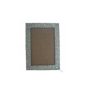 Miroir au design élégant et simple en blocs Décoration murale unique faite à la main, idéale pour la coiffeuse de la chambre d'entrée et pour un usage domestique quotidien - Product Image 3