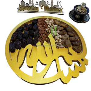 Plateau Décoratif Unique avec Nacre Design Boho Plats Assiettes pour Présentoir à Chocolat Plateau de Service du Ramadan du Vietnam - Product Image 6