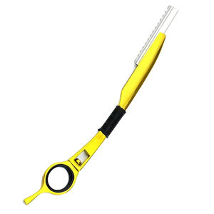 Rasoir à cheveux ergonomique en plastique à lame unique rotative, manche antidérapant, outil de contrôle du volume pour une coupe rapide, pour utilisation sur le visage - Product Image 3