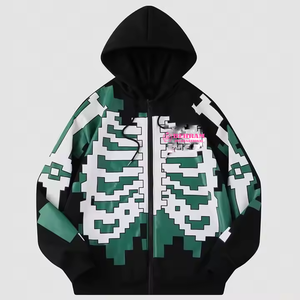 Vente en gros 2026 – Sweats à capuche unisexes personnalisés avec fermeture éclair, 100 % coton molletonné/éponge française, séchage rapide et respirant, logo personnalisé, hiver - Product Image 6
