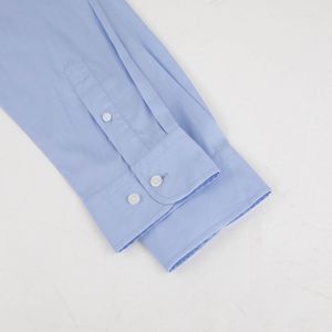 Hot <b>Sale</b> Plus Size Men's Formal Shirts Dripping Solid Color Strip Slim Fit Long Sleeve Casual Yarn Dyed Shirt - Product Image 3