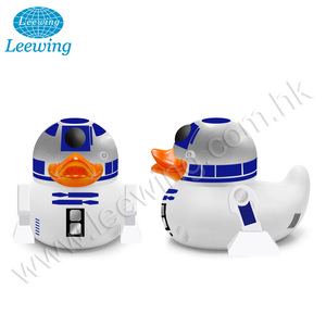 Juguetes de baño de vinilo de PVC, Robot chillón, película de Star Wars, pato de goma, regalo único - Product Image 1