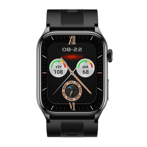 นาฬิกาอัจฉริยะ S101 ชิปเกรดทางการแพทย์ ปั๊มลมคุณภาพสูง วัดความดันโลหิต ดูแลสุขภาพหัวใจ ตรวจคลื่นไฟฟ้าหัวใจ (ECG) หน้าจอ AMOLED กันน้ำระดับ IP68 สายแม่เหล็ก - Product Image 2