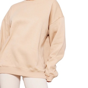 Mode femmes sweat surdimensionné coton polaire pull coupe ample chaud automne hiver Streetwear pour un usage quotidien - Product Image 3