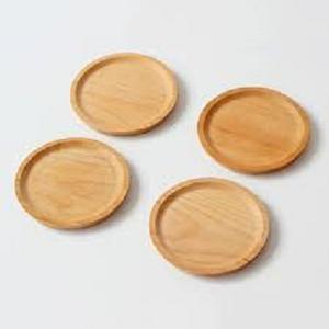 Sous-verres en bambou naturel faits à la main, durables, avec élégant sous-verre en résine effet rivière - Product Image 1