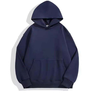 Sudadera con capucha Unisex con estampado completo personalizado nuevo invierno sudadera gruesa de gran tamaño con cuello con capucha y logotipo frontal para hombres y mujeres - Product Image 4