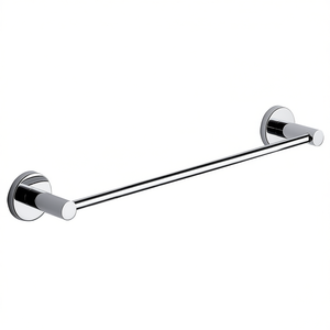 FELCE PLUS Polished <b>Chrome</b> FP21 35 13 Wall-Mounted Towel Holder Straight Design with Shortenability (39.6x5.6x7.4cm) - Product Image 3