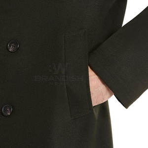 2025 dernière Offre Spéciale de conception sur Peacoat Design sur mesure Couleur et logo Peacoat d'hiver fabriqué au Pakistan - Product Image 5