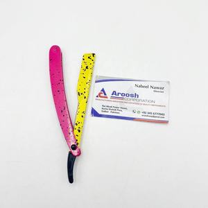 Maquinilla de afeitar recta Manual con logotipo personalizado de alta calidad, herramienta de afeitado Manual de una sola hoja de acero inoxidable para Barbero, axilas, venta al por mayor - Product Image 5