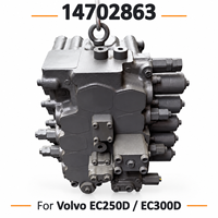 14702863 VOE14702863 Ensemble de soupape de commande principale hydraulique, soupape de distribution pour excavatrice Volvo EC250D EC300D, pièces détachées