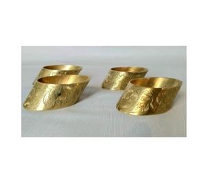 ห่วงรัดผ้าเช็ดปากทองเหลืองทรงกลมสำหรับผลิตจากอินเดีย - Product Image 4