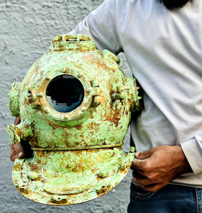 <b>Navy</b> Mark V Scuba Divers Helmet | Nautical Deep Helmet Super Quality Antique Scuba Diving Helmet - Product Image 1