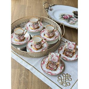 Tazza di caffè turco 24K sultano 12 pezzi per 6 persone - Product Image 1