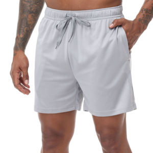Shorts pour hommes de haute qualité Gym Fitness séchage Shorts d'entraînement Shorts de course avec poches entraînement décontracté Polyester Shorts - Product Image 3