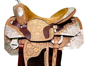 Sillín de Carreras de Caballos inglés de diseñador superventas cómodo duradero hecho a mano en cuero directo al por mayor del fabricante - Product Image 2