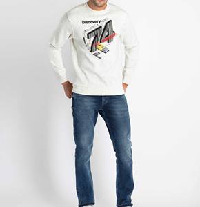 Sudadera con cuello redondo atlético para hombre, 100% algodón, personalizable OEM, abrigo informal sólido con técnicas de bordado - Product Image 4