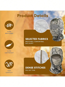 Hot Design Ski Chasse Cagoule À Capuche Masque Respirant Étanche 100% Polyester Sport Pêche En Plein Air Unisexe - Product Image 6