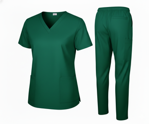 ชุดยูนิฟอร์มผ้าฝ้ายทอสำหรับผู้หญิง ตรวจจับรอยต่อได้ ไร้รอยต่อ คุณภาพสูง ผลิตตามแบบ OEM โรงงานรับผลิตตามสั่ง ออกแบบโลโก้ได้ สำหรับงานด้านสุขภาพ - Product Image 3