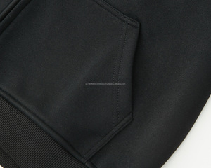 Sudaderas de Forro Polar Grueso de Algodón y Poliéster al por Mayor, Sudaderas con Capucha y Cremallera Bordadas para Hombre, Talla Grande - Product Image 6