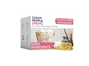 Lessives en dosettes The Clean People - Anti-taches - Parfum Printemps, Lot de 96 - Product Image 3