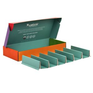 Boîtes <span class=keywords><strong>en</strong></span> carton micro-cannelé écologiques avec insert pour pots cosmétiques, bouteilles <span class=keywords><strong>en</strong></span> verre, emballage de protection pour l'expédition - Product Image 6