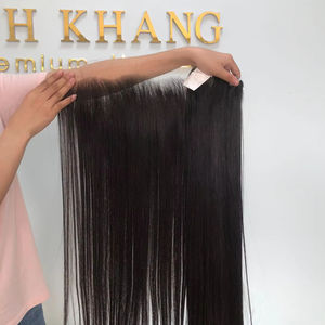 Vente en gros 13x4 HD pour dentelle frontale meilleur prix vierge brut Vietnam extensions de cheveux humains femmes noires vague de corps Style numéro de modèle - Product Image 1