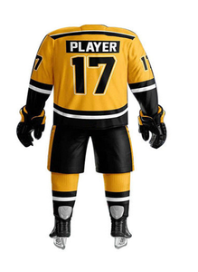 Uniforme de hockey sur glace personnalisé en gros avec logo imprimé respirant, taille plus pour hommes adultes - Product Image 3