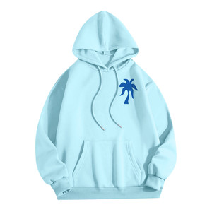 เสื้อฮู้ดดี้ปักลายแบบกำหนดเอง ผ้าฝ้าย 100% สำหรับผู้ชายและผู้หญิง พร้อมเชือกผูก ปรับได้ เหมาะสำหรับฤดูหนาว - Product Image 1