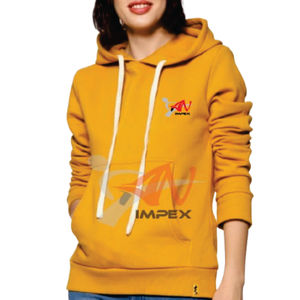 Sweat à capuche unisexe décontracté en polaire de haute qualité avec impression de logo personnalisé, imperméable et respirant, couleur et taille personnalisées pour femmes - Product Image 3
