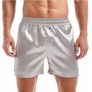 Shorts de sport en soie respirants brillants confortables pour hommes séchage rapide imperméable Fitness course plage décontracté - Product Image 1
