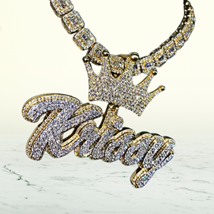 Pendentif diamant pendentif diamant 925 Sterling haute qualité personnalisé pendentif Hip Hop en argent glacé - Product Image 3