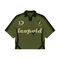Maillots de football d'été personnalisés pour hommes, grandes tailles, avec logo imprimé et brodé, rayures, transfert thermique, respirants, haute qualité