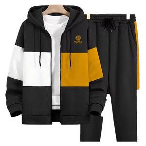 Chándales Deportivos Casuales de Invierno para Hombre, Personalizados, de Alta Calidad, con Capucha, 100% Algodón, Transpirables, Ropa Deportiva y de Moda - Product Image 1