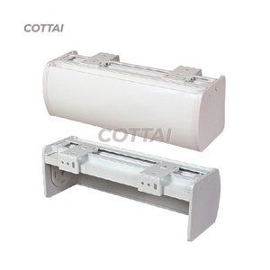 ชุดฝาครอบปลายเฉดสีลูกกลิ้งสำหรับแนวนอนส่วนประกอบมู่ลี่พลาสติกลูกปัดสีขาวควบคุมด้วยมือ - Product Image 2