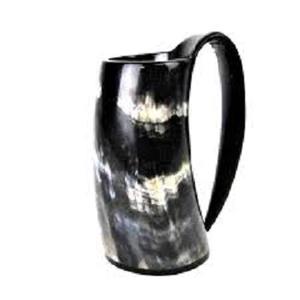 Taza de jarra de cuerno de búfalo de calidad de exportación, taza de cuernos para beber vikingos a los precios más bajos, taza de cuerno disponible a granel - Product Image 6