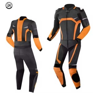 Traje de Motociclismo de Carreras de Cuero de Alta Calidad Personalizado, Transpirable, de Una Pieza, Chaqueta y Pantalón - Product Image 3