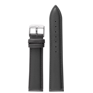 Unisex 669 Dark Brown Genuine Luxury Leather Light Waterproof Smartwatch Strap Breathable Stainless Steel Buckle Soft Durable - Product Image 1