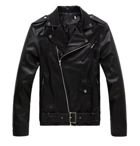 2025 Venta caliente ropa de hombre chaqueta de cuero nueva moda hombres chaqueta de cuero a prueba de viento chaqueta de cuero - Product Image 4