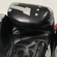 Gants de Muay Thai en cuir imprimés avec des motifs de dragons personnalisés, logo personnalisé, sports, arts martiaux, boxe, salle de sport, exercice, frappe