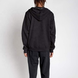 Breathable Wholesale Heavy GSM Fleece 100% Cotton Oversized Solid Winter Men's Full Face Zip Hoody with Embroidery Option - Product Image 5