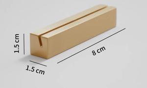 पीतल बेवेल्ड संदेश कार्ड धारक ऊर्ध्वाधर लेबल नाम कार्ड धारक प्रीमियम डेस्कटॉप नाम कार्ड स्टैंड डेस्कटॉप ऑर्गनाइज़र - Product Image 2