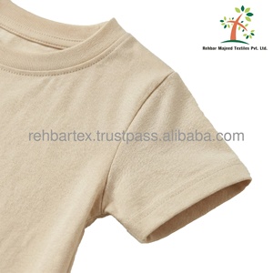 Chemise à manches courtes pour bébé en coton 100% de haute qualité, douce pour la peau, durable, taille et couleur personnalisées, vêtements décontractés pour enfants en coton - Product Image 4