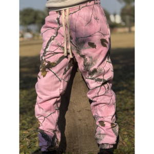 Pantalones Cargo para hombre, pantalones de chándal de camuflaje rosa, pantalones antiarrugas para hombre, ropa de gimnasio, pantalones de chándal holgados para correr en invierno - Product Image 1