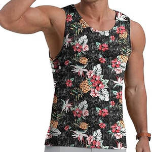 Débardeur de Sublimation pour hommes de haute qualité couleur personnalisée respirant tissage tricoté à séchage rapide pour un usage professionnel décontracté tendance - Product Image 4