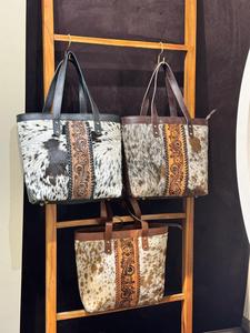 Nuevo bolso de mano de cuero occidental para mujer, bolso de mano oculto de cuero genuino personalizado, gran colección de bolsos para mujer - Product Image 3