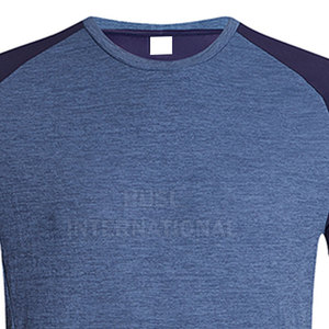 Nueva llegada ropa de entrenamiento para hombre Slim Muscle Fit gimnasio manga corta correr ropa deportiva camiseta hombres algodón - Product Image 6