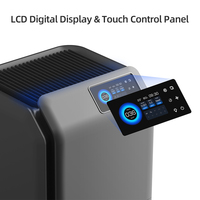 Invitop nouveau puissant purificateur d'air domestique Hepa pour grande pièce avec contrôle WiFi