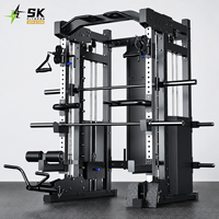 Máquina Multifuncional SK Smith con Cable Cruzado de 140 kg, Equipo de Gimnasio Comercial Todo en Uno para Centros de Fitness