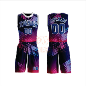 Camiseta de baloncesto Reversible de poliéster 100% personalizada para hombre, conjunto de uniforme deportivo de entrenamiento transpirable barato - Product Image 1