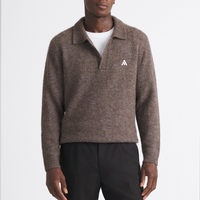 Fabricant de tricots sur mesure en gros – Pull côtelé 100 % laine de haute qualité à manches longues pour homme – Collection Hiver Rapide